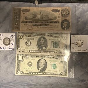 Vintage currency lot